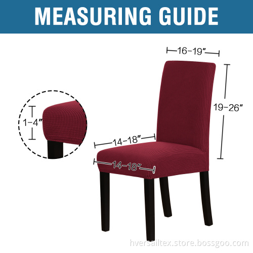4 Pieces Set Parson Dining Chair Covers